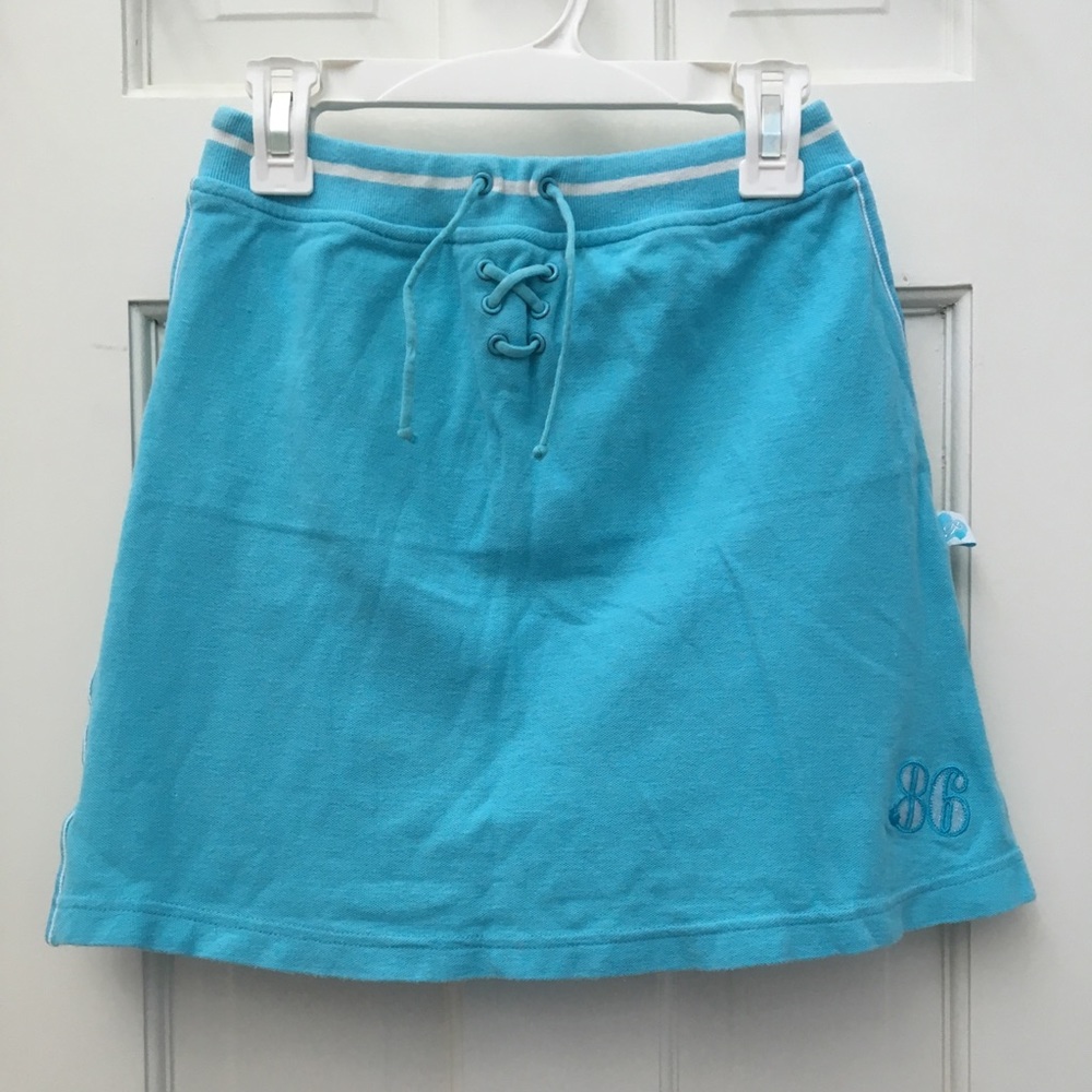 LACE-UP A-LINE SKIRT
